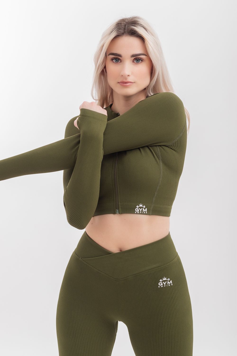 Empire Glamour Medium Sized long-Sleeve Full-Zip