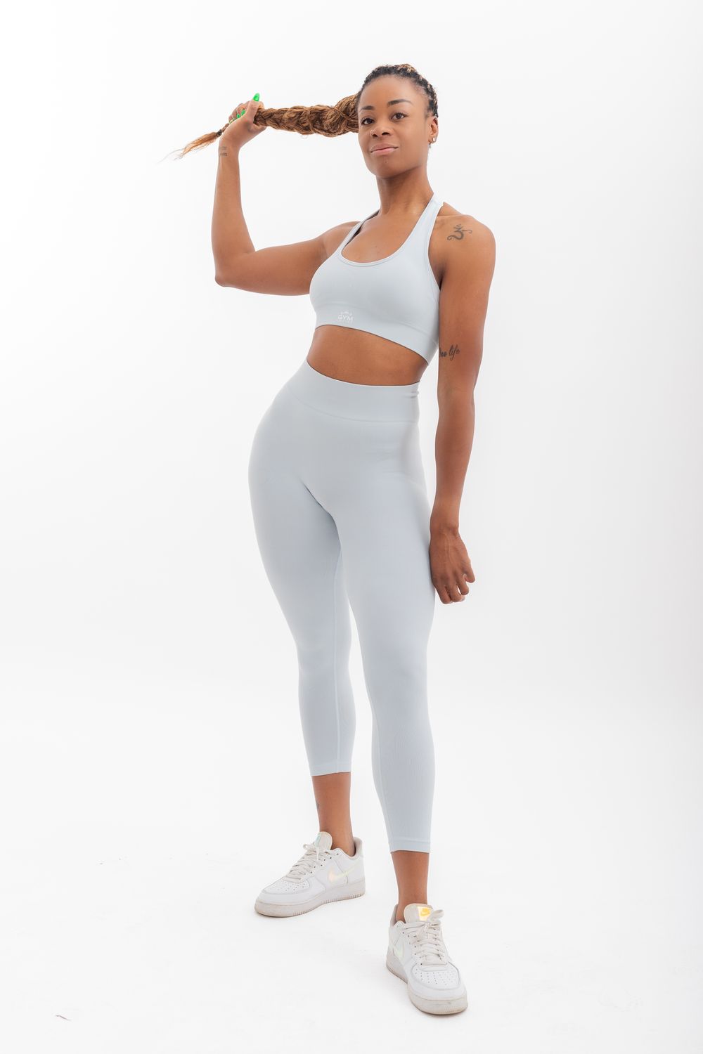 Introducing the Empire Glamor Collection WHITE our leggings best-selling Experience second-skin comfort made from lightweight seamless fabric