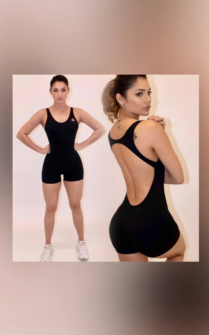 Jumpsuit With U-Shaped Back