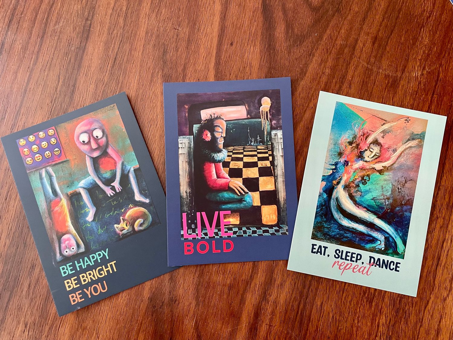 Art Postcard Set - Pack of 6!