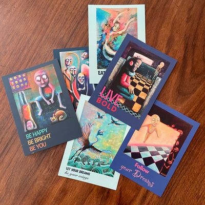 Art Postcard Set - Pack of 6!