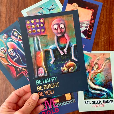 Art Postcard Set - Pack of 6!