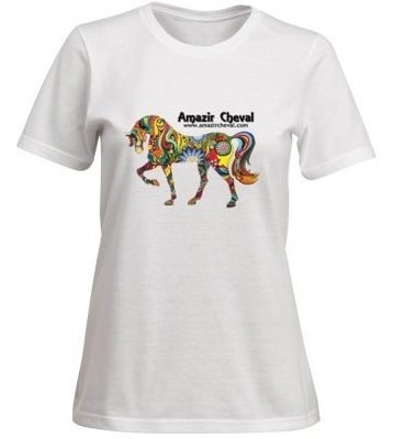 T-shirt Amazir Cheval pour femmes (avec publicité)
