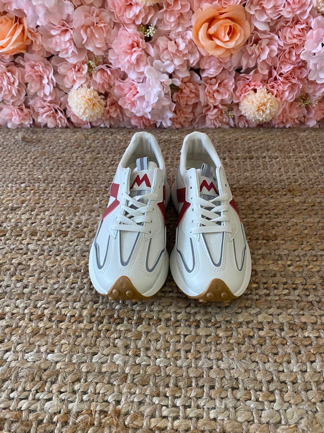 Nina Sneakers Wine Red