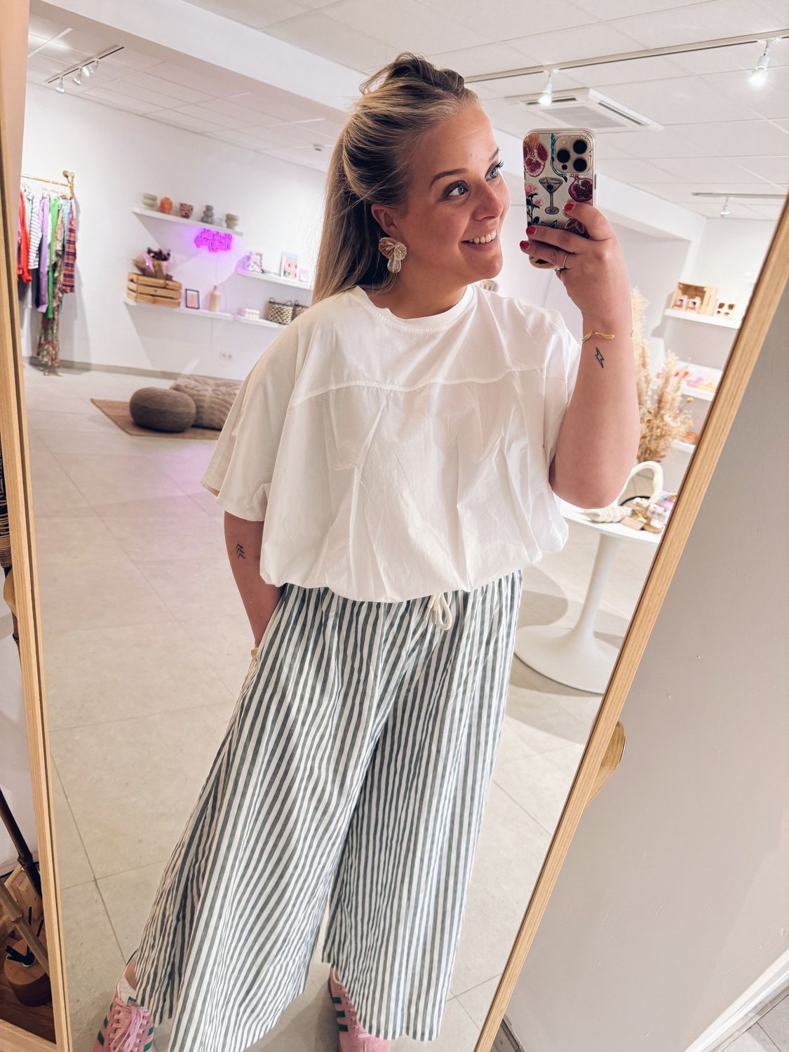 Flora Pantalon Groen