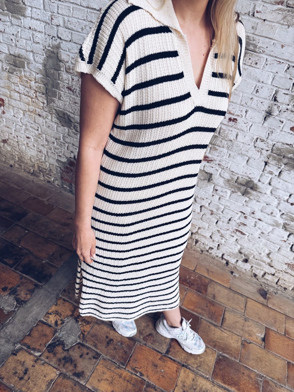Peppa Dress Ecru/Zwart