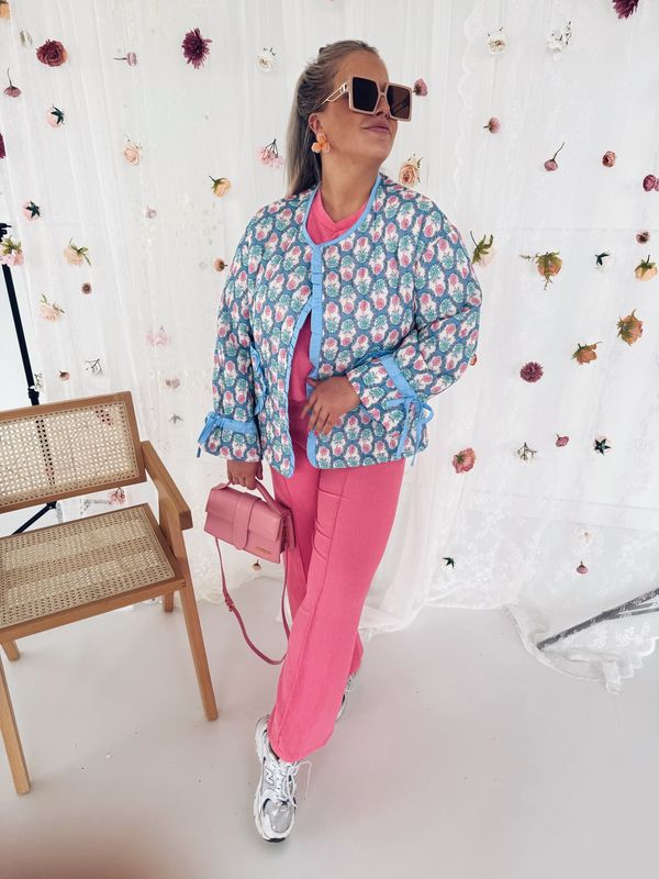 Fleur Jacket Blauw
