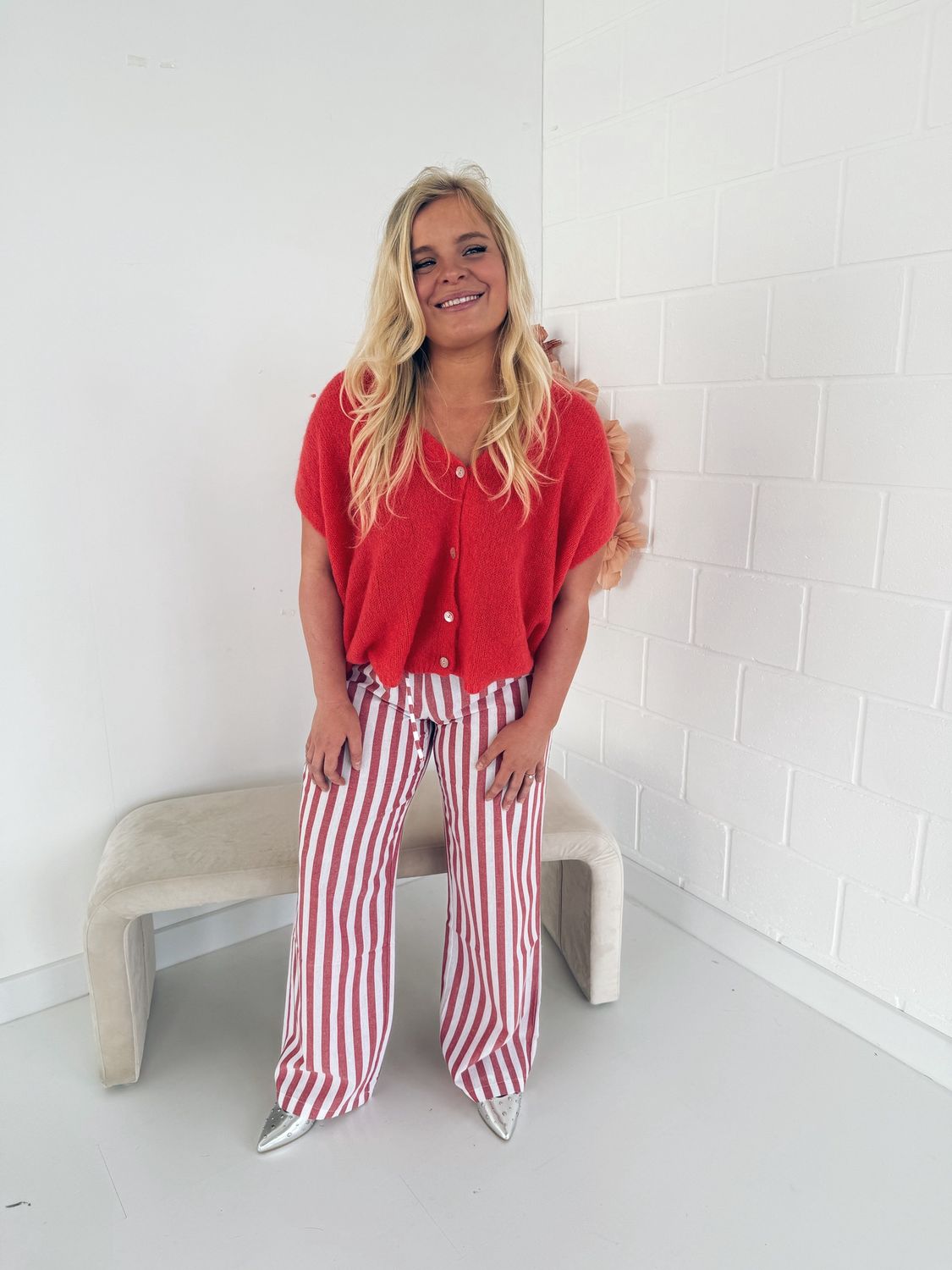 Grietje Pantalon Rood