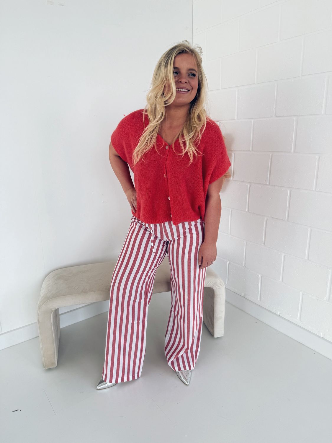 Grietje Pantalon Rood