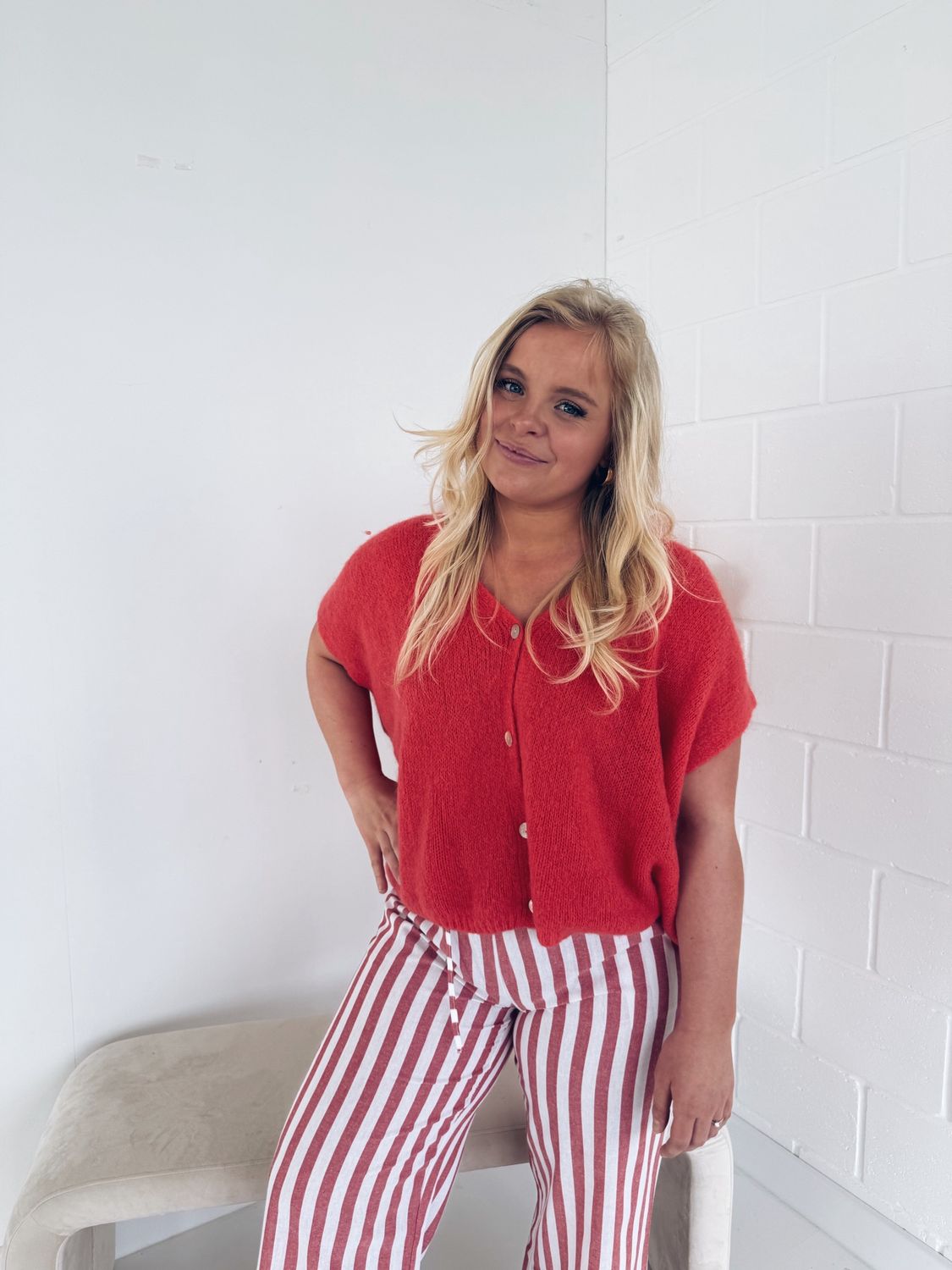 Grietje Pantalon Rood