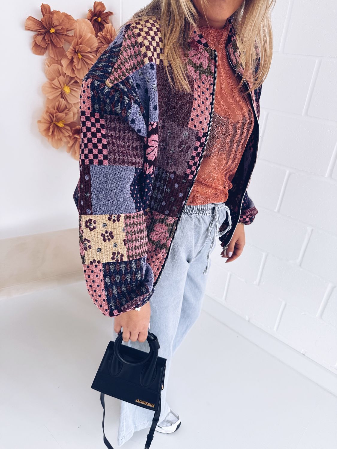 Mila Lace Top Koraal