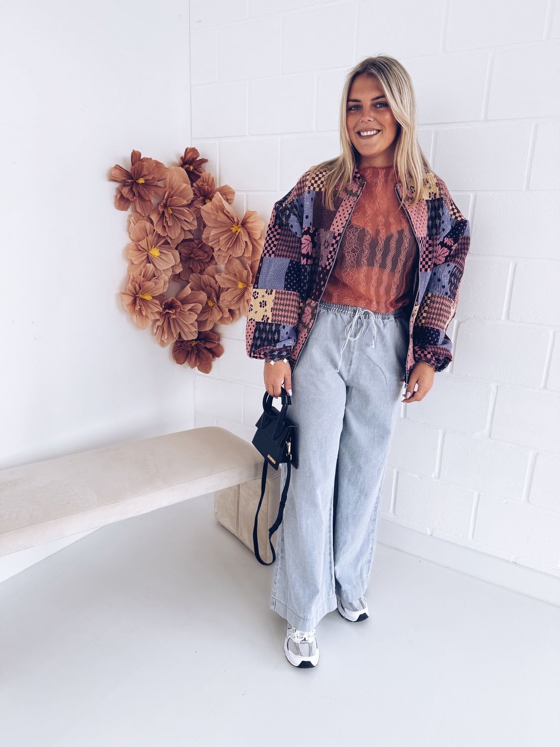 Mila Lace Top Koraal