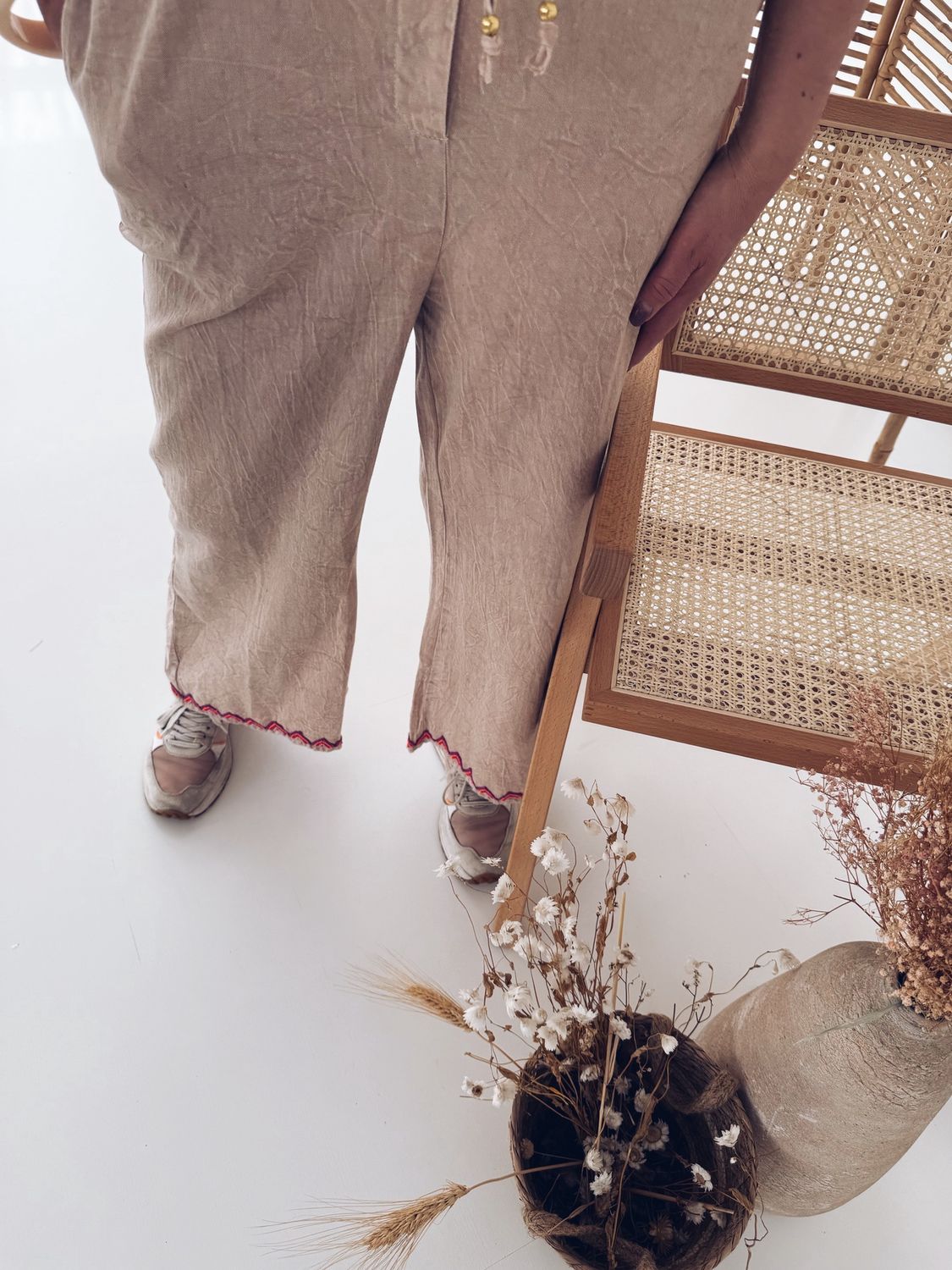 Rina Jumpsuit Beige