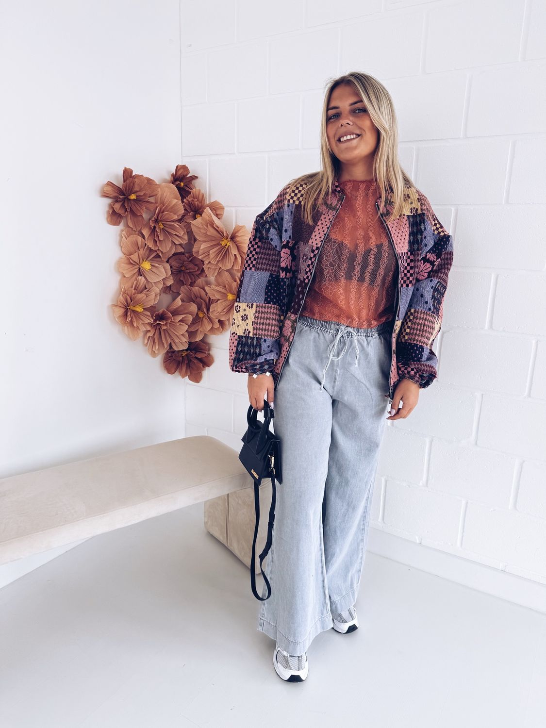 Mila Lace Top Koraal