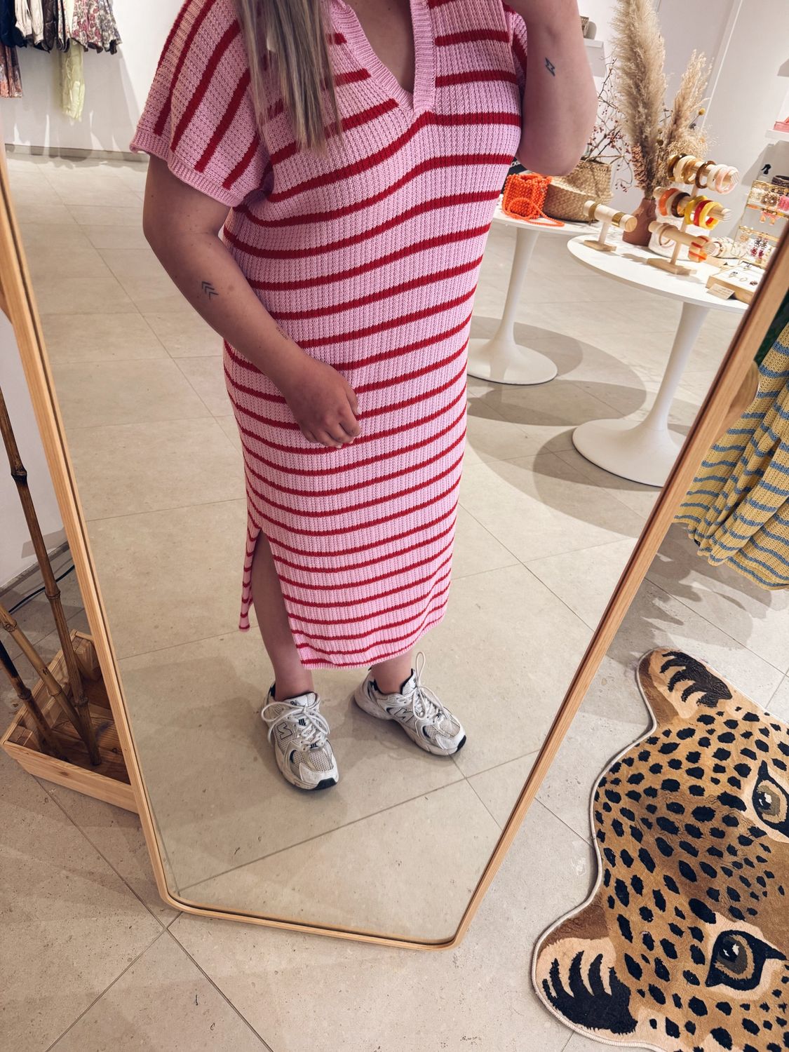 Peppa Dress Fuchsia/Rood