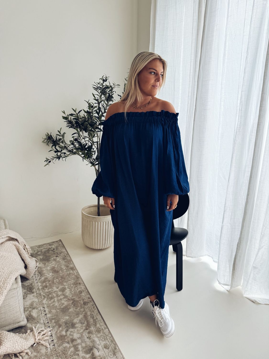 Henriette Jurk Marineblauw