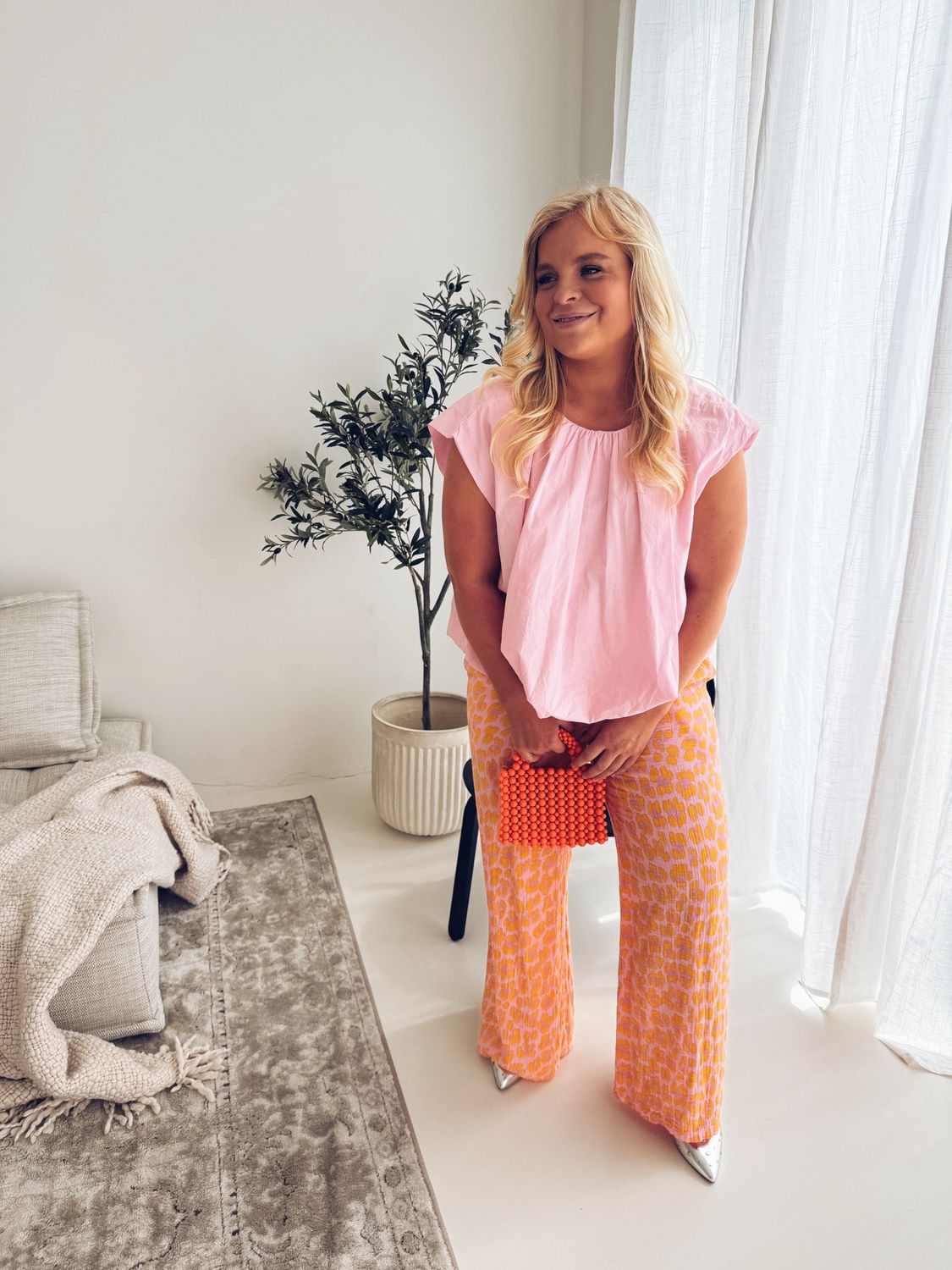 Flea Top Roze