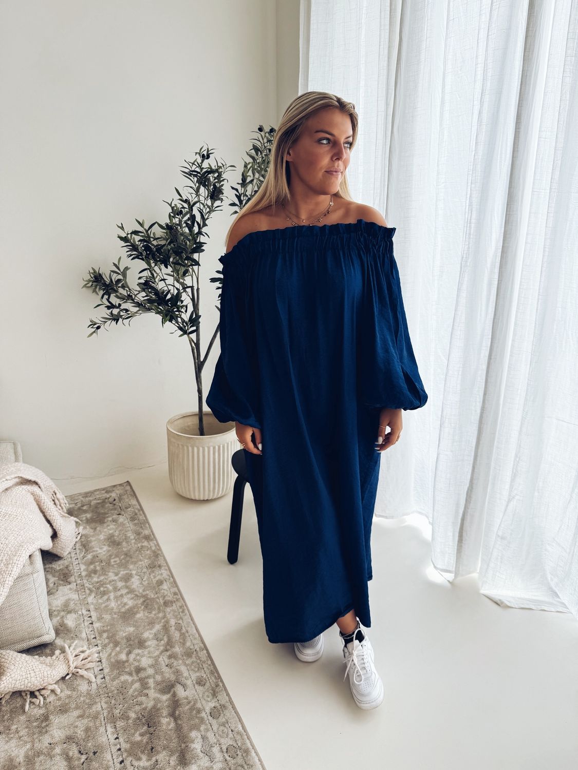 Henriette Jurk Marineblauw
