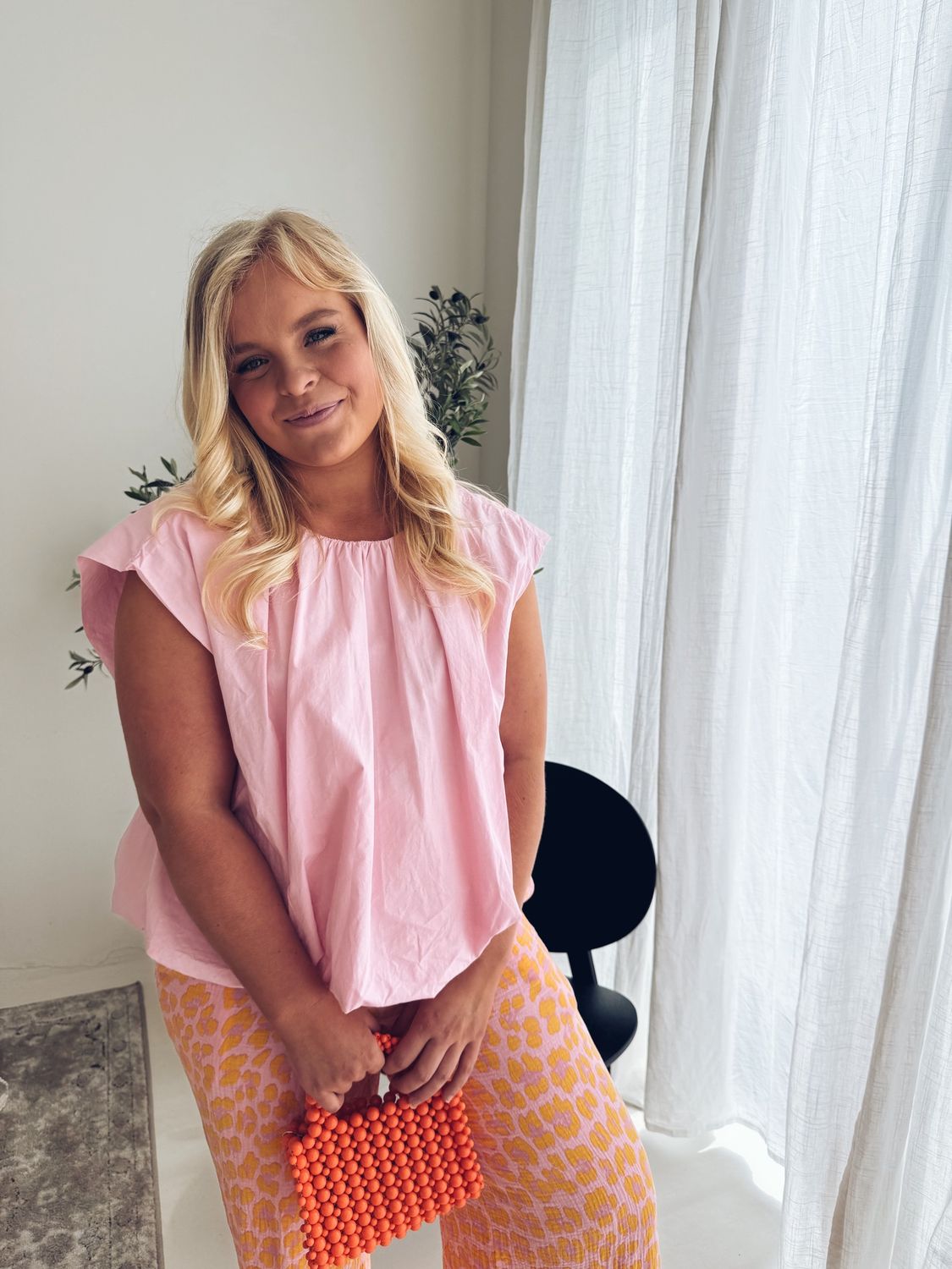 Flea Top Roze