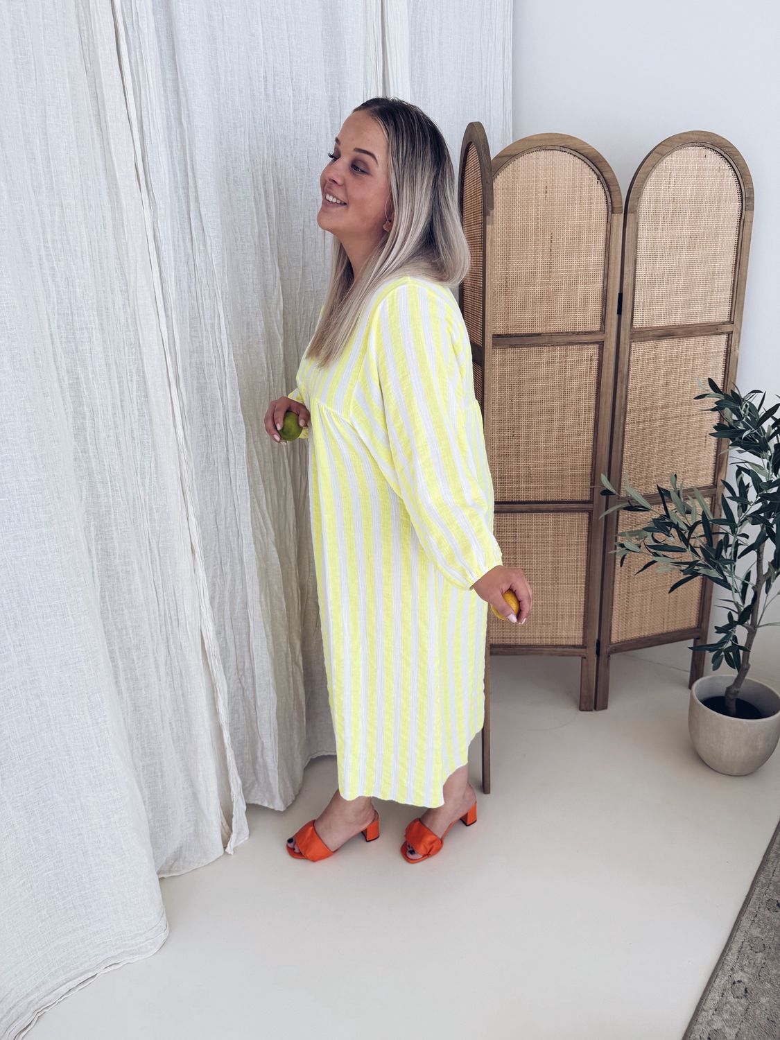 Romy Jurk Fluo Geel