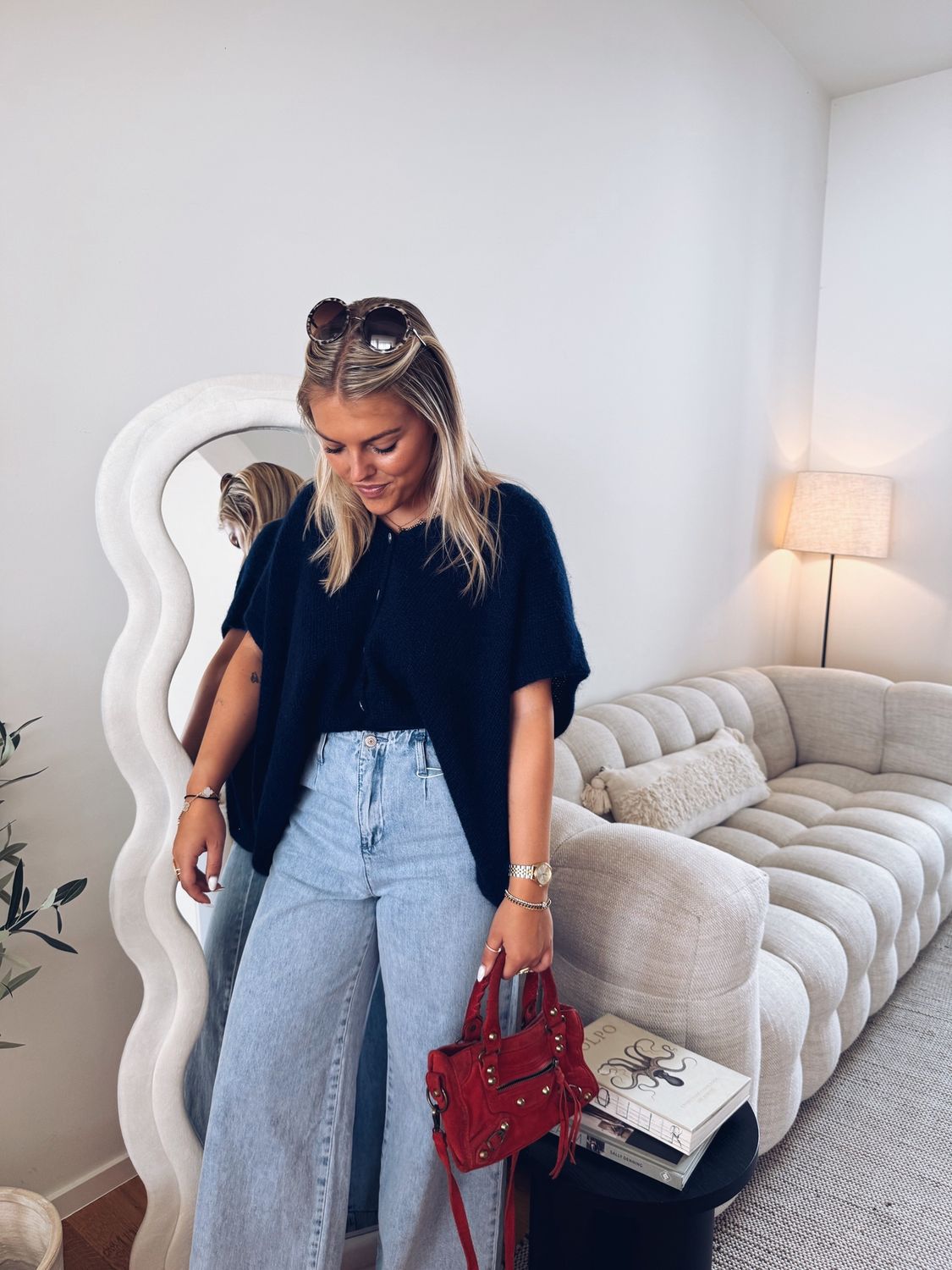 Maline Knit Marineblauw