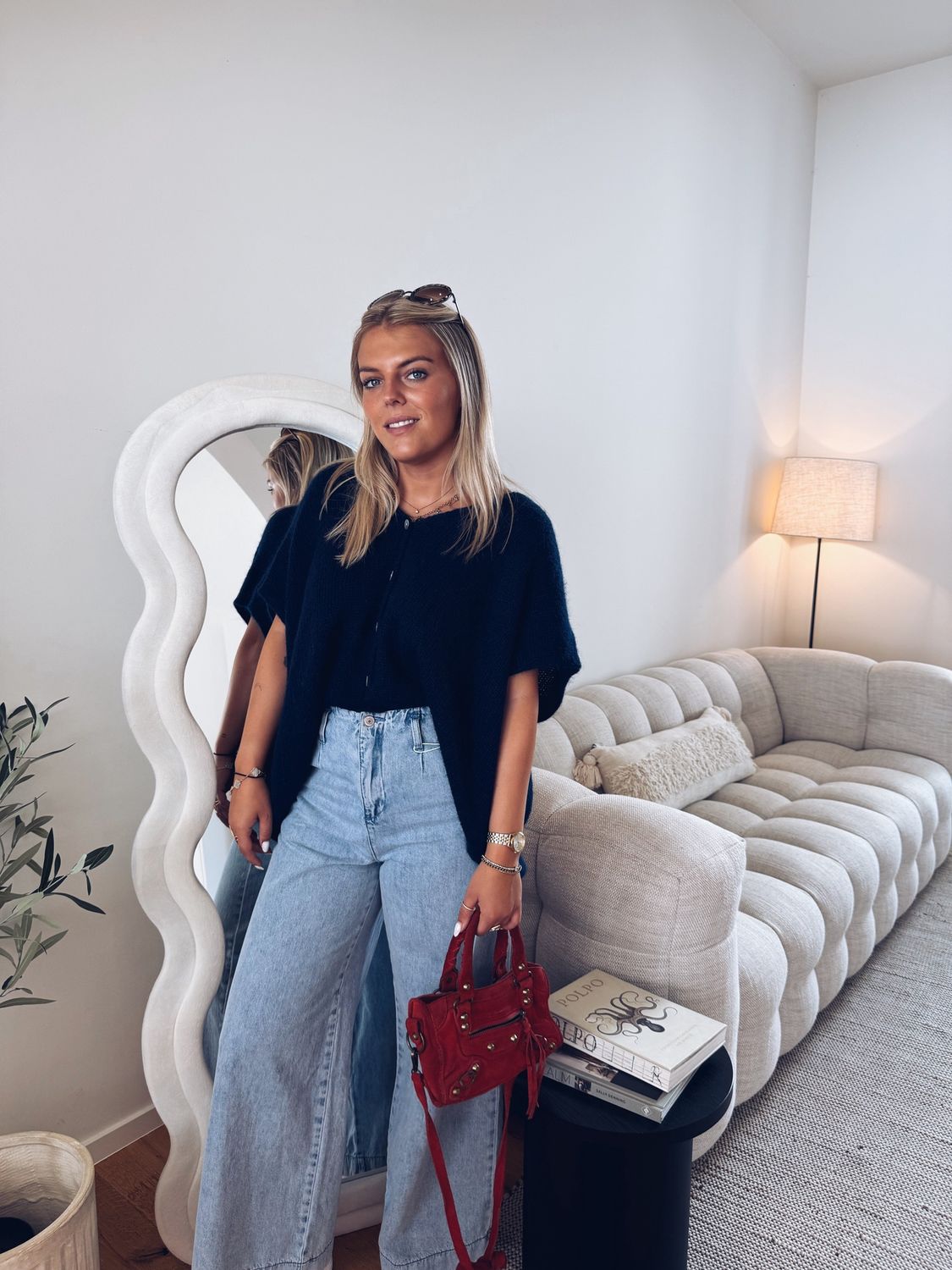 Maline Knit Marineblauw
