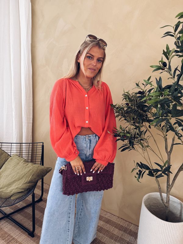 Frederique Blouse Koraal