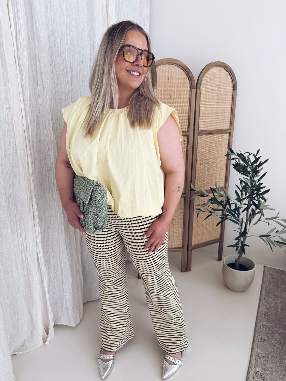 Spezia Pantalon Geel