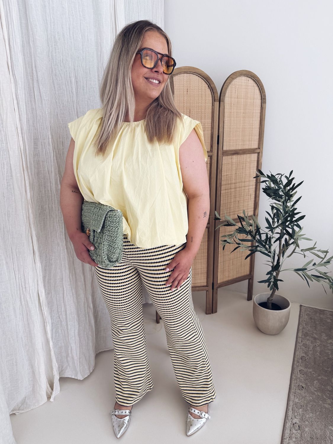 Spezia Pantalon Geel