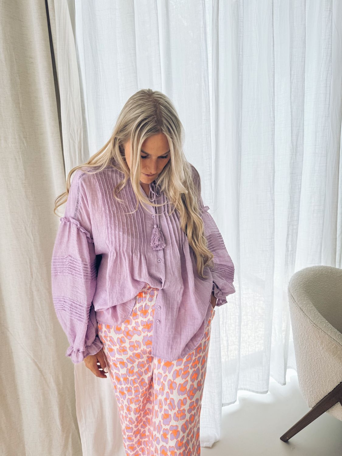 Paulien Leo Pantalon Lila