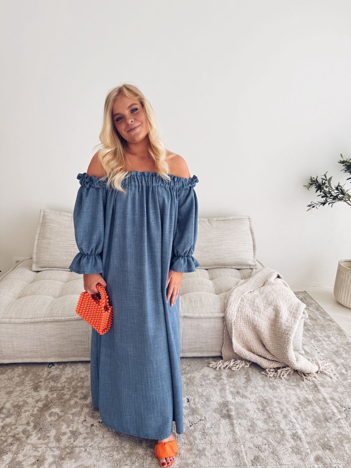 Mona Jurk Marineblauw