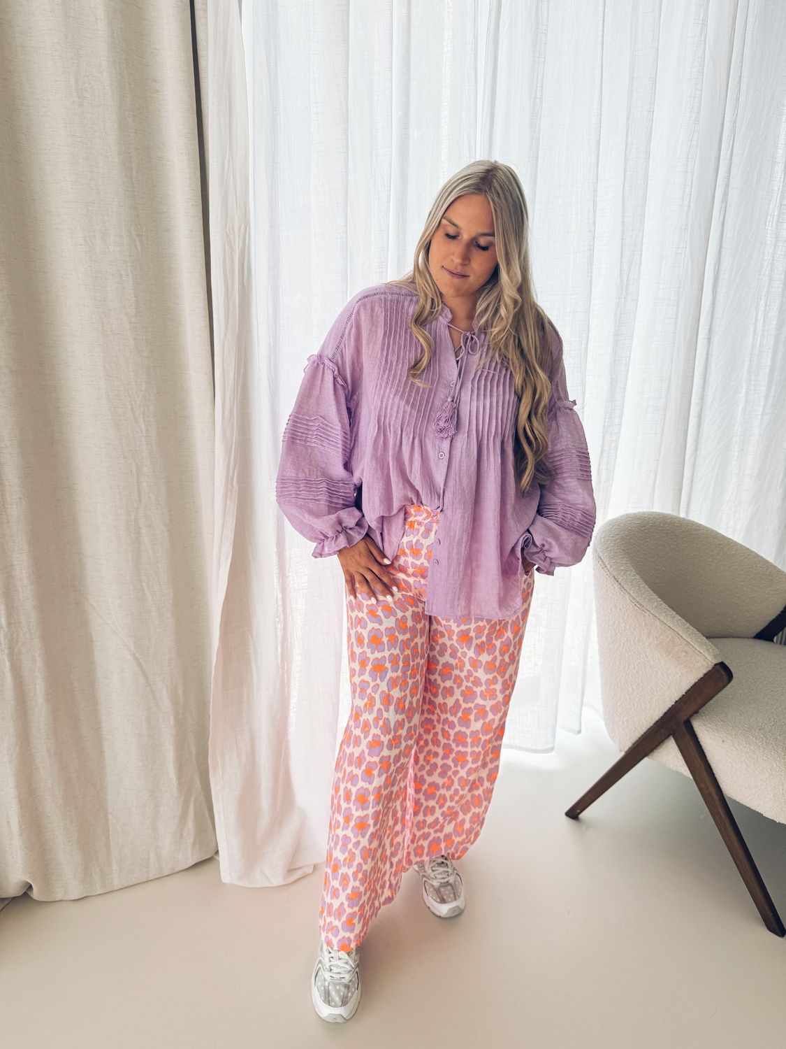 Paulien Leo Pantalon Lila