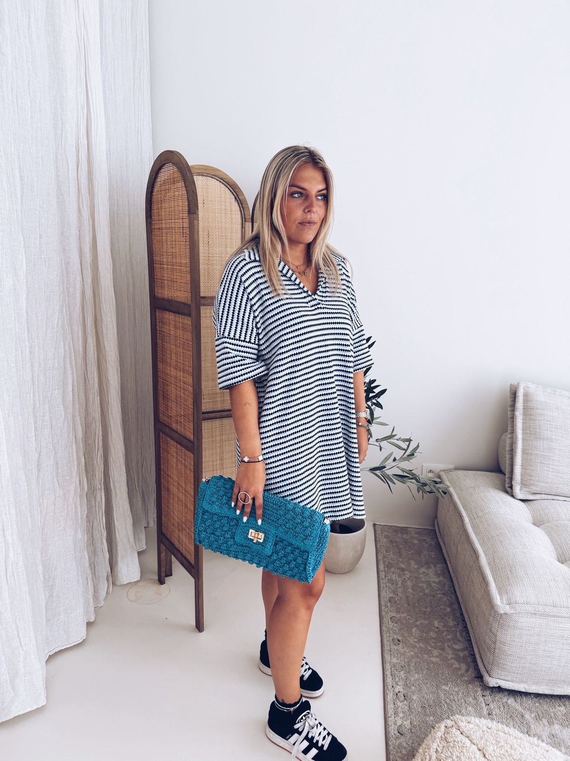 Spezia Jurk Blauw