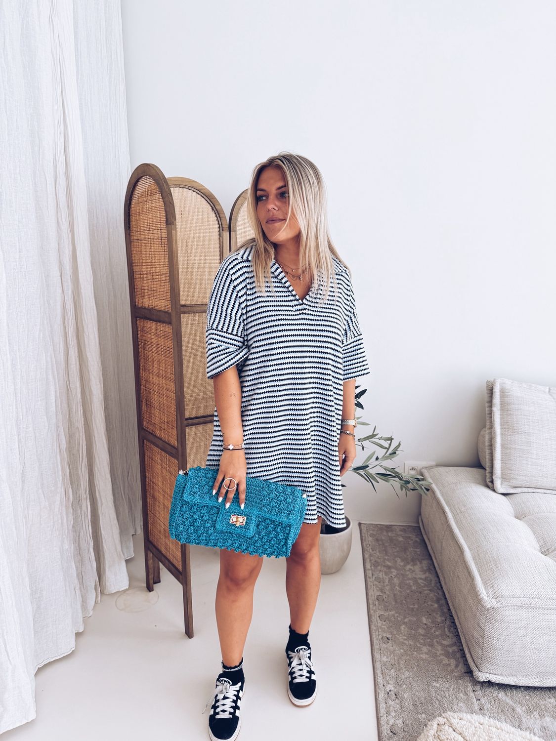Spezia Jurk Blauw