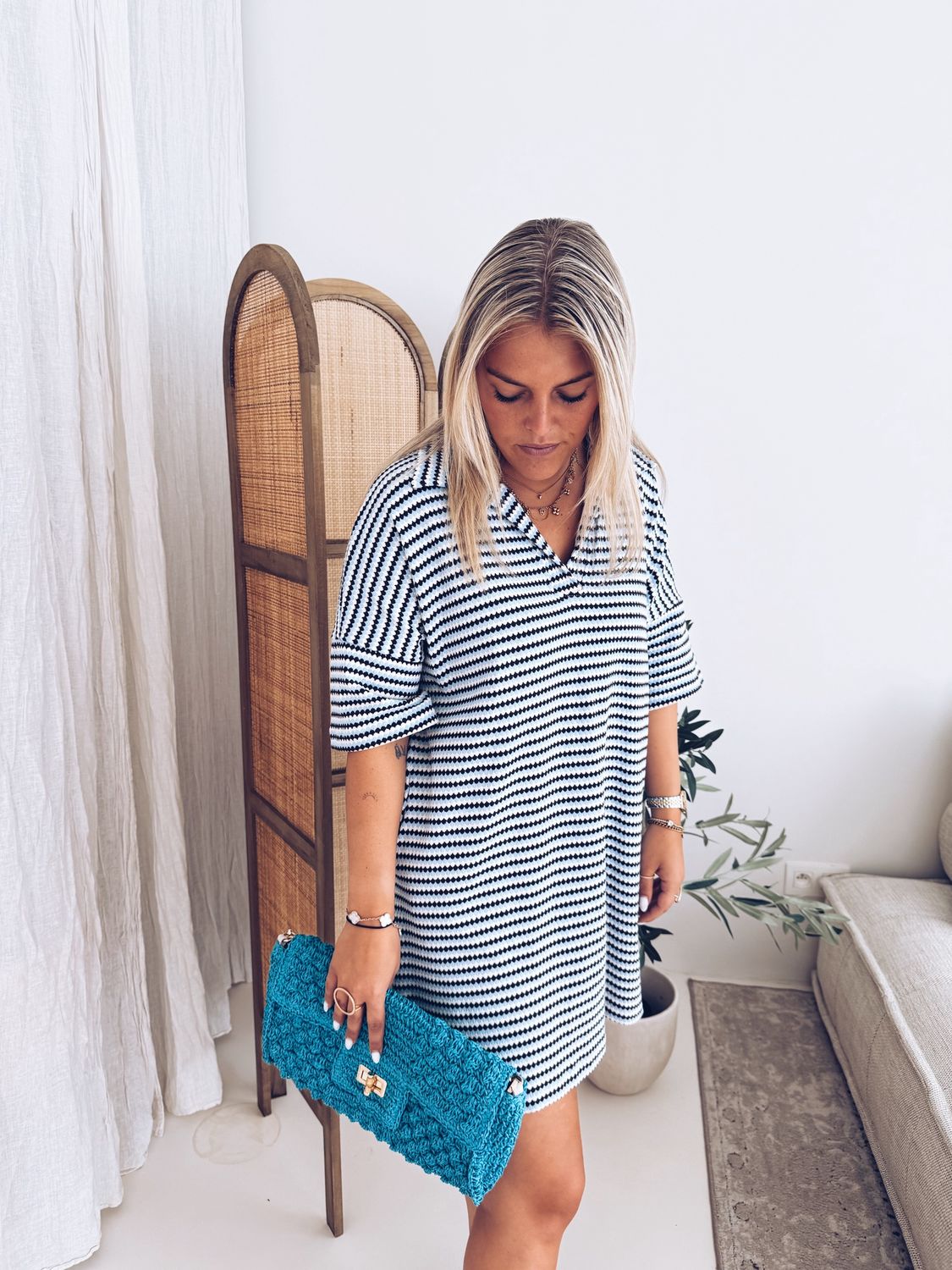 Spezia Jurk Blauw