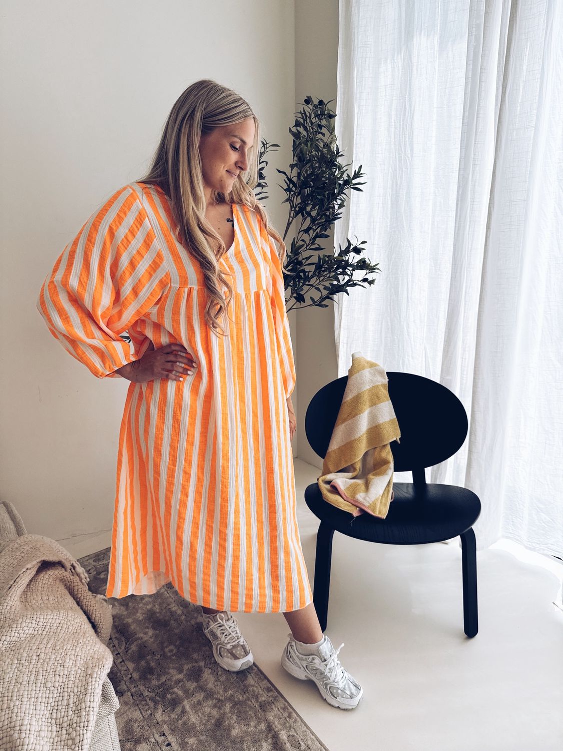 Romy Jurk Fluo Oranje