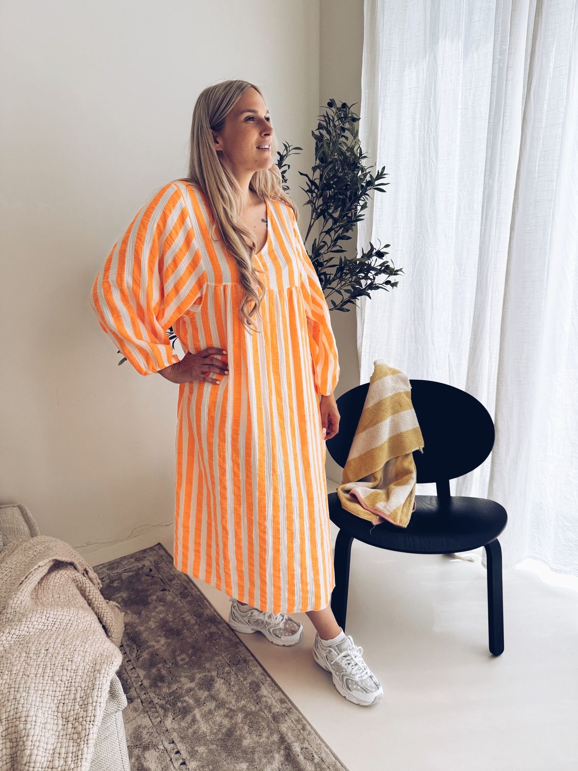 Romy Jurk Fluo Oranje