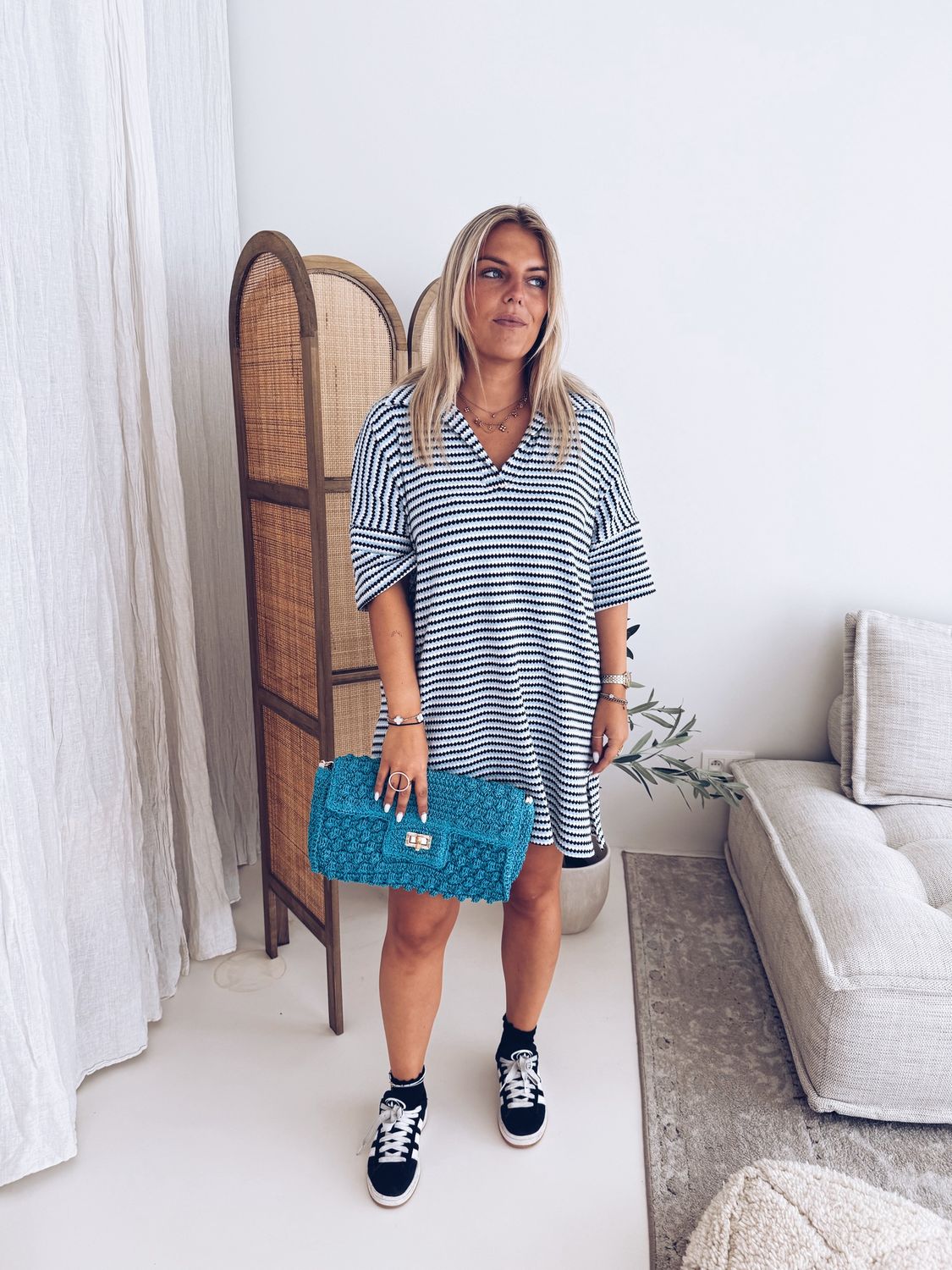 Spezia Jurk Blauw