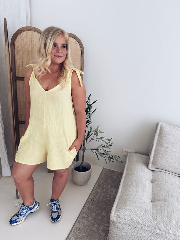 Lucia Playsuit Geel