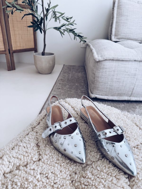 Mona Escarpins Silver