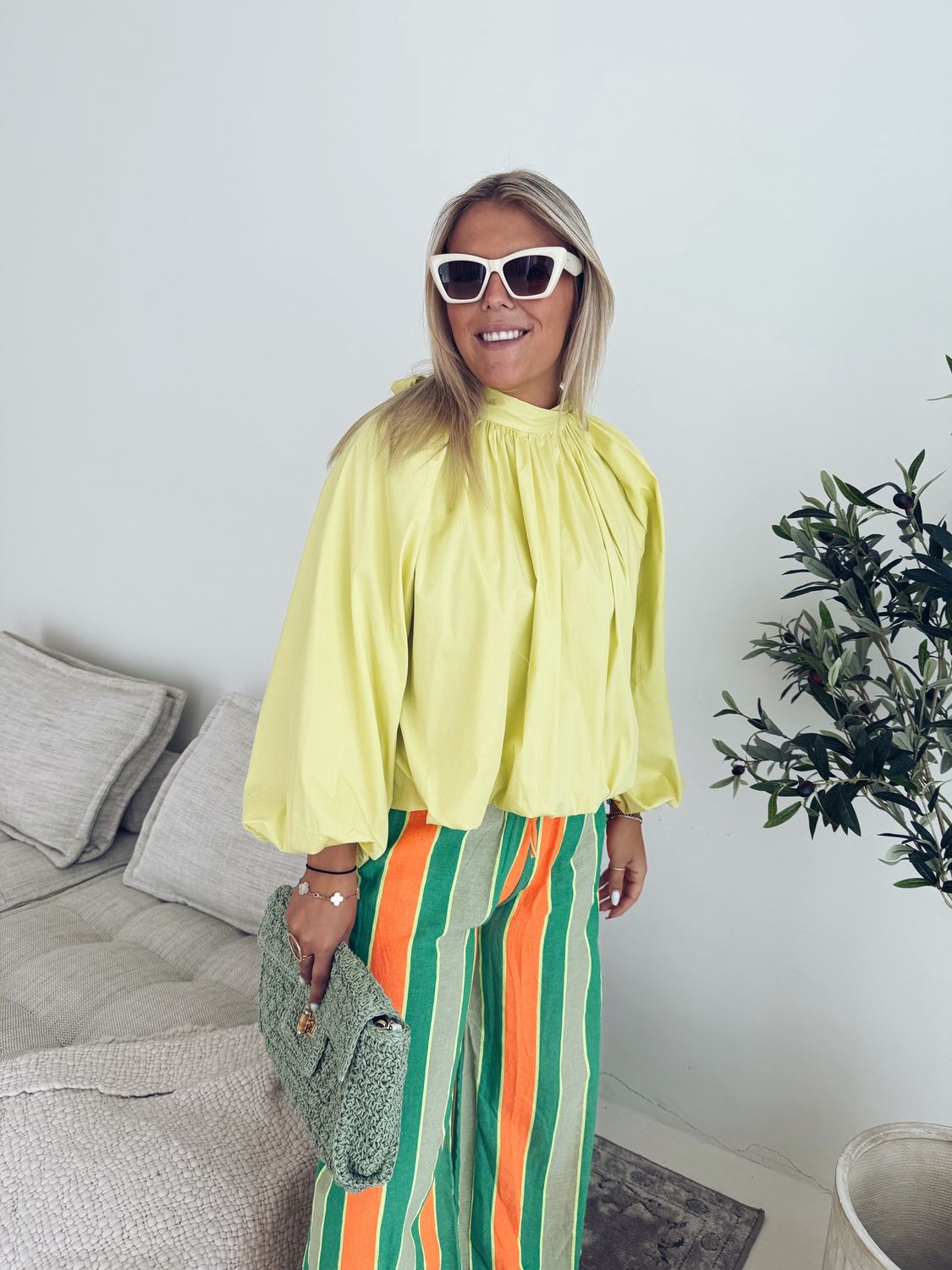 Babette Top Geel
