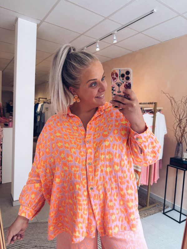 Iselle Leopard Blouse