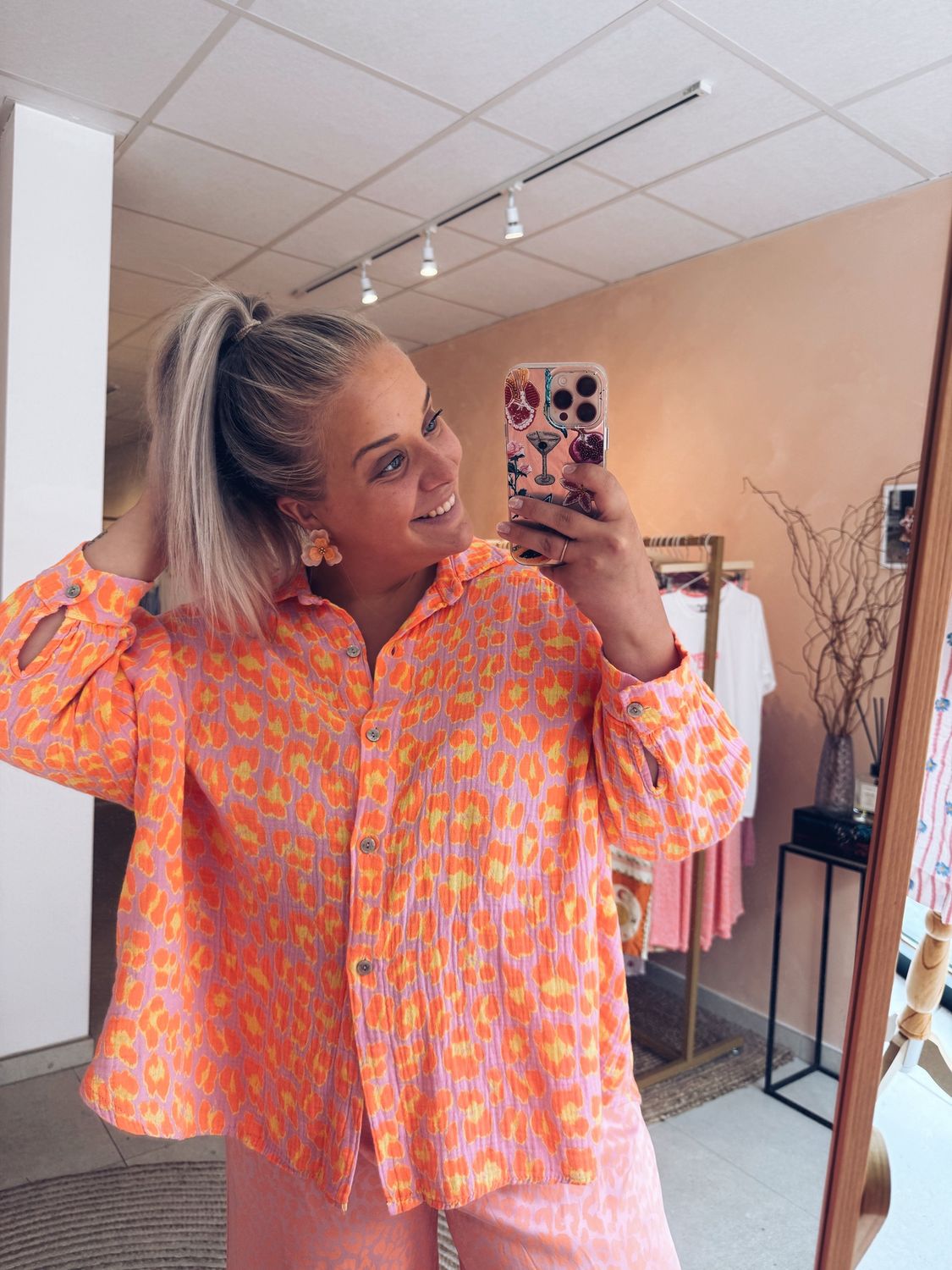 Iselle Leopard Blouse