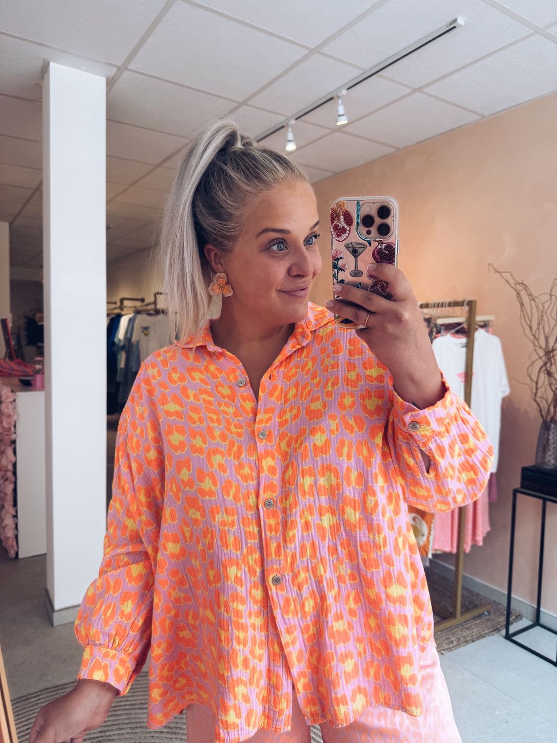 Iselle Leopard Blouse