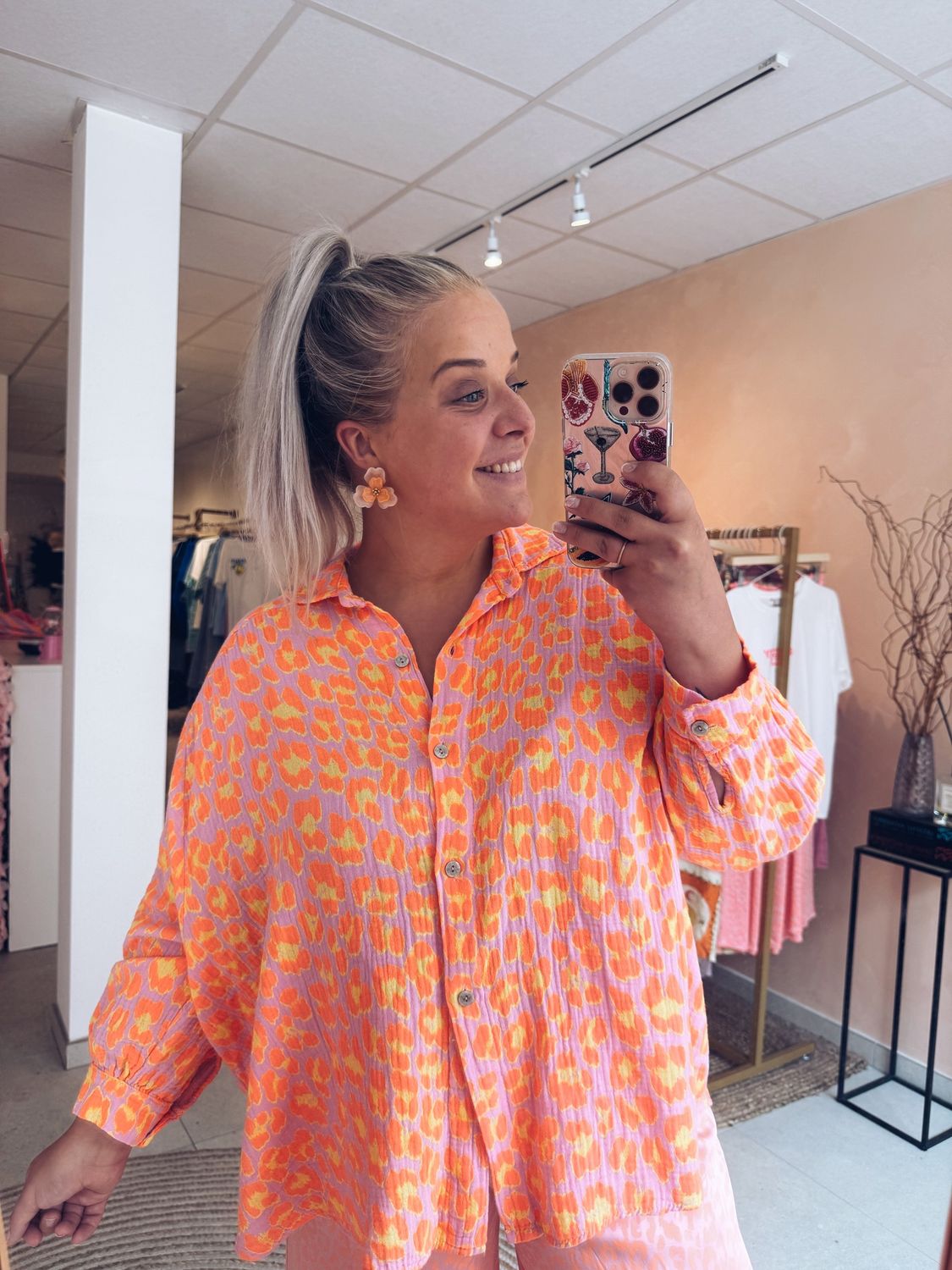 Iselle Leopard Blouse