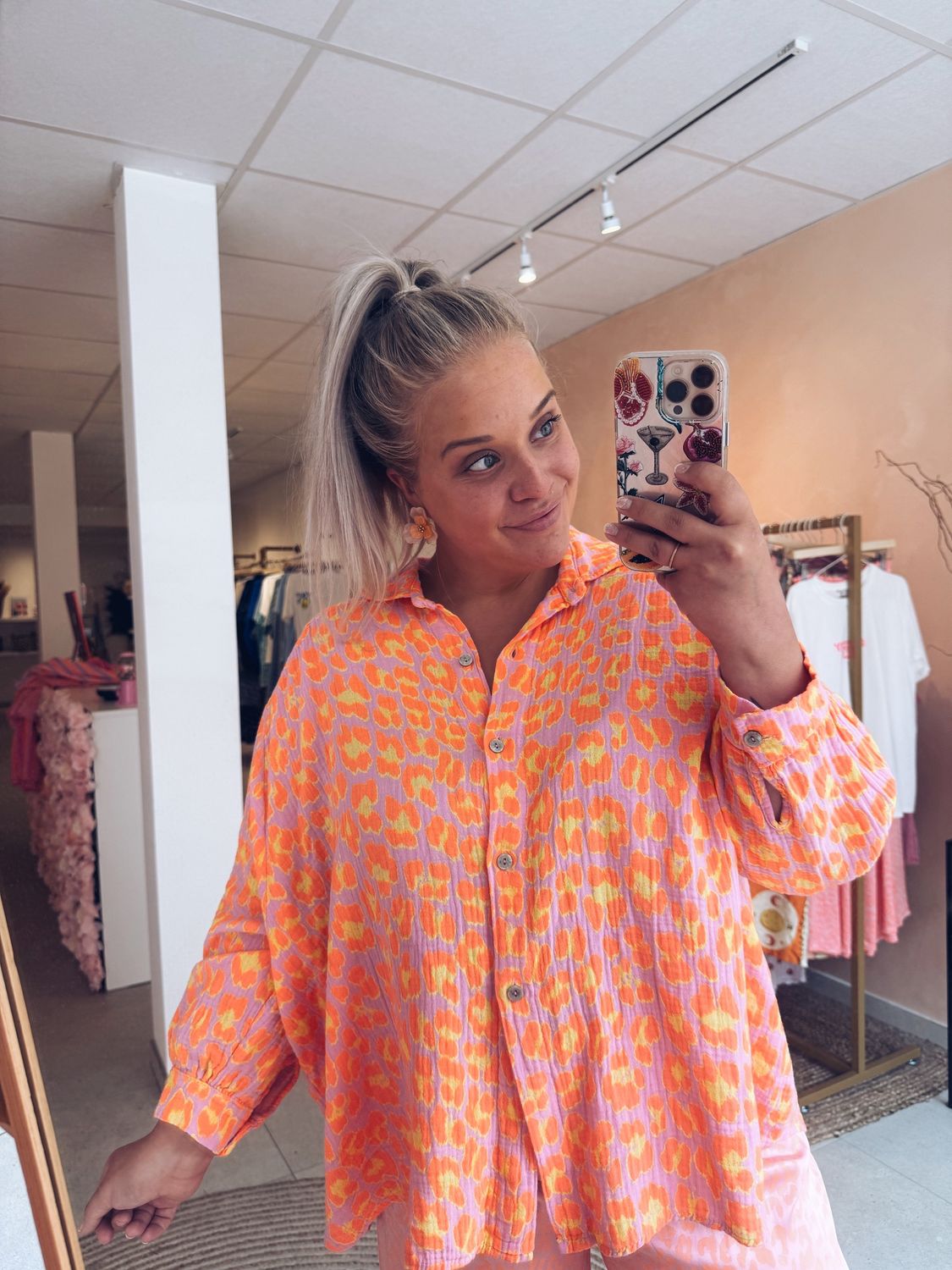 Iselle Leopard Blouse