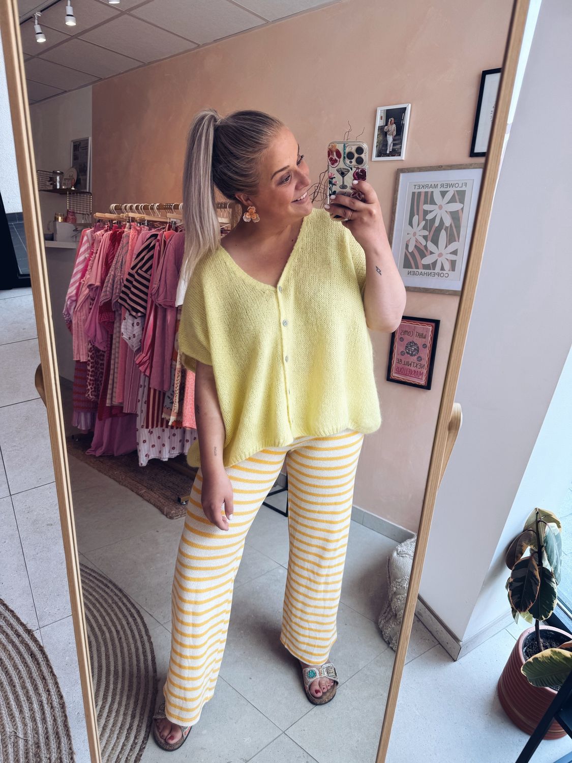 Capucine Pantalon Geel