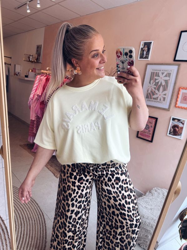 Buna Leopard Pantalon Clair