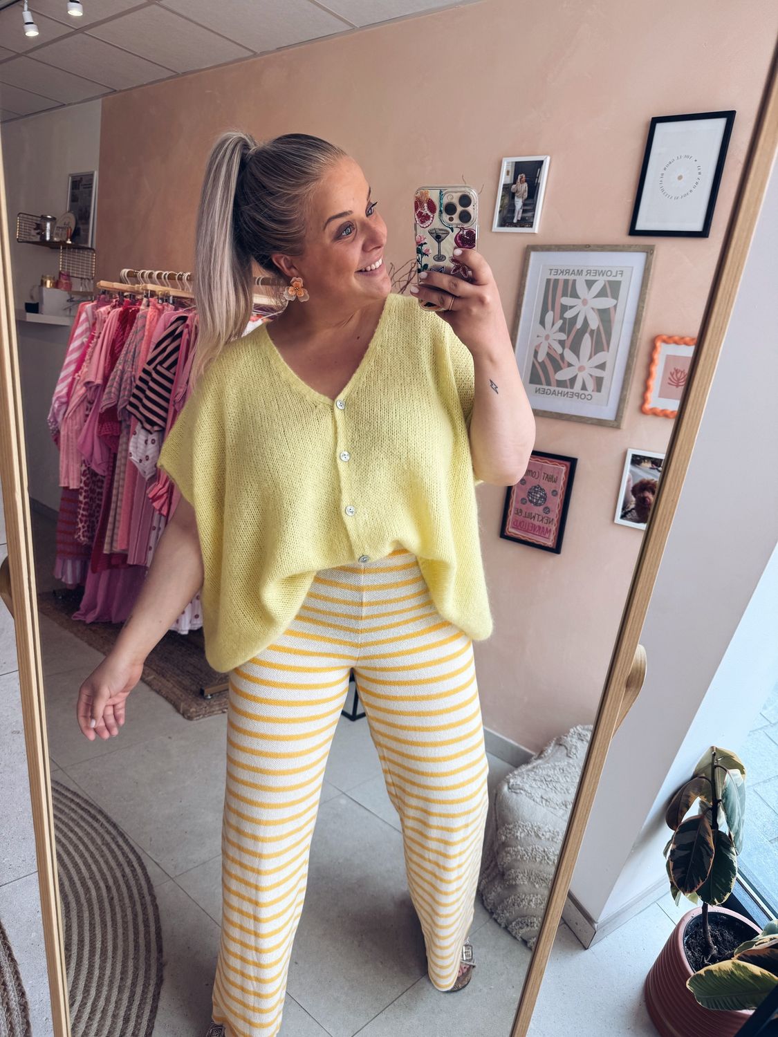 Capucine Pantalon Geel