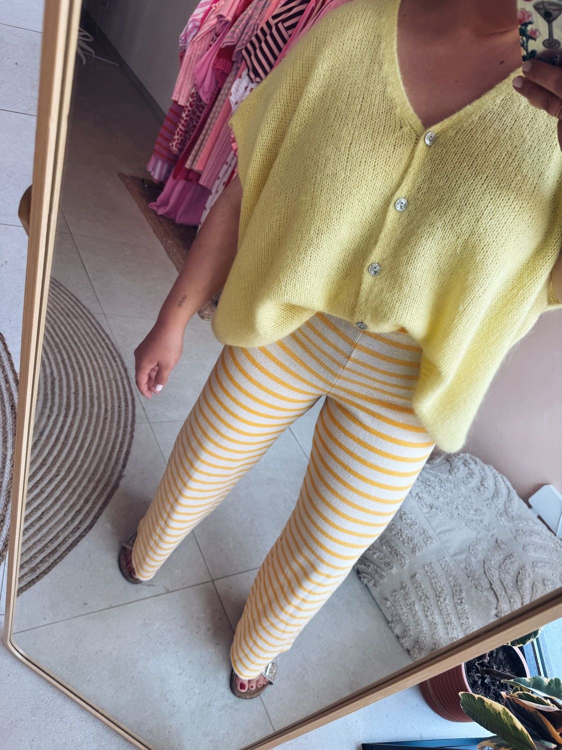 Capucine Pantalon Geel